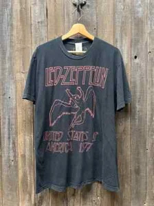 Led Zeppelin T-Shirt Adult Vintage Led Zeppelin Rock Band US Tour Music Mens - Picture 1 of 7