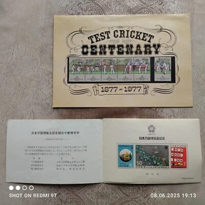 Australia 1977 and Japan 1970 stamps. Presentation packs. MNH - Picture 1 of 1