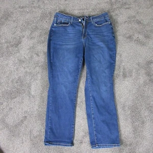 Judy Blue Jeans Womens 18W Blue Denim Stretch Flare American - Picture 1 of 14