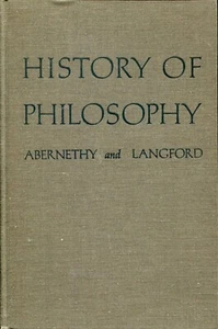 History Of Philosophy Selected Readings By Abernathy & Langford 1965 Hardcover - Picture 1 of 1