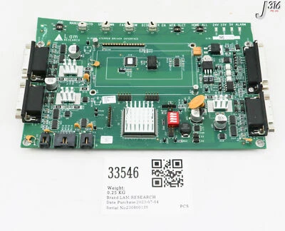 33546 LAM RESEARCH PCB, 3-AXIS STEPPER DRIVER INTERFACE (PARTS) 810-066590-004 - Image 1 of 4