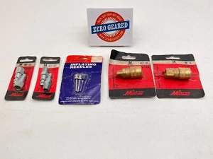 1 lot 1/4 Inch NPT Brass Male + Female Air Hose Quick Connect Fittings - Picture 1 of 7