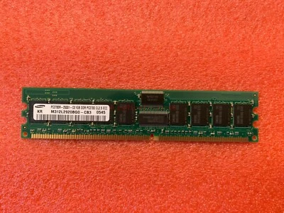 M312L2920BG0-CB3 Samsung 1GB DDR ECC Registered PC-2700 333Mhz 1Rx4 Memory - Image 1 of 2