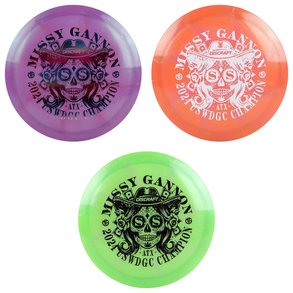 Discraft Disc Golf Z Swirl Missy Gannon 2024 USWDGC Champion Undertaker Fairway - Image 1 of 1