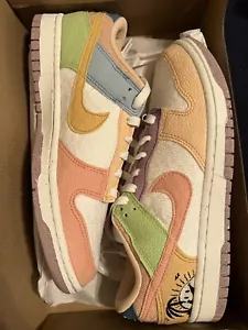 W Nike Dunk Low SE Sun Club DQ0265-100 Sail/Sanded Gold US Size 10W/ 8.5M - Picture 1 of 5