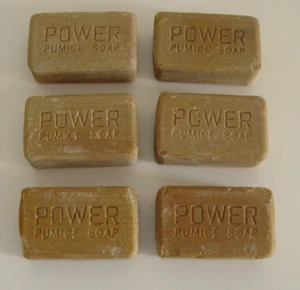 Lote de barra de jabón vintage Power Pumice 0f 6 sin envolver para mecánicos, etc. - Imagen 1 de 1