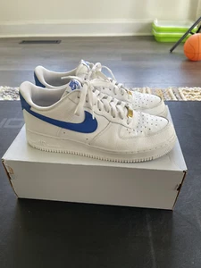 Nike Air Force 1 Low White Game Royal (Game Royal/White) - Size 10.5 Men's - Imagen 1 de 5