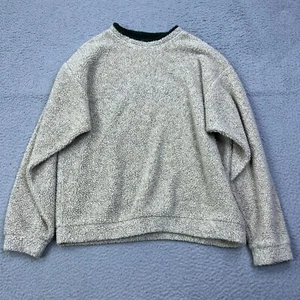 VTG Field & Stream Fleece Sweater Mens XL Beige Pullover Crew Sherpa Made in USA - Bild 1 von 8