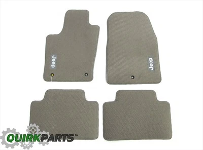 11-12 JUEGO DE 4 ALFOMBRILLAS DELANTERAS Y TRASERAS JEEP GRAND CHEROKEE OEM NUEVAS MOPAR Foto 1 de 4