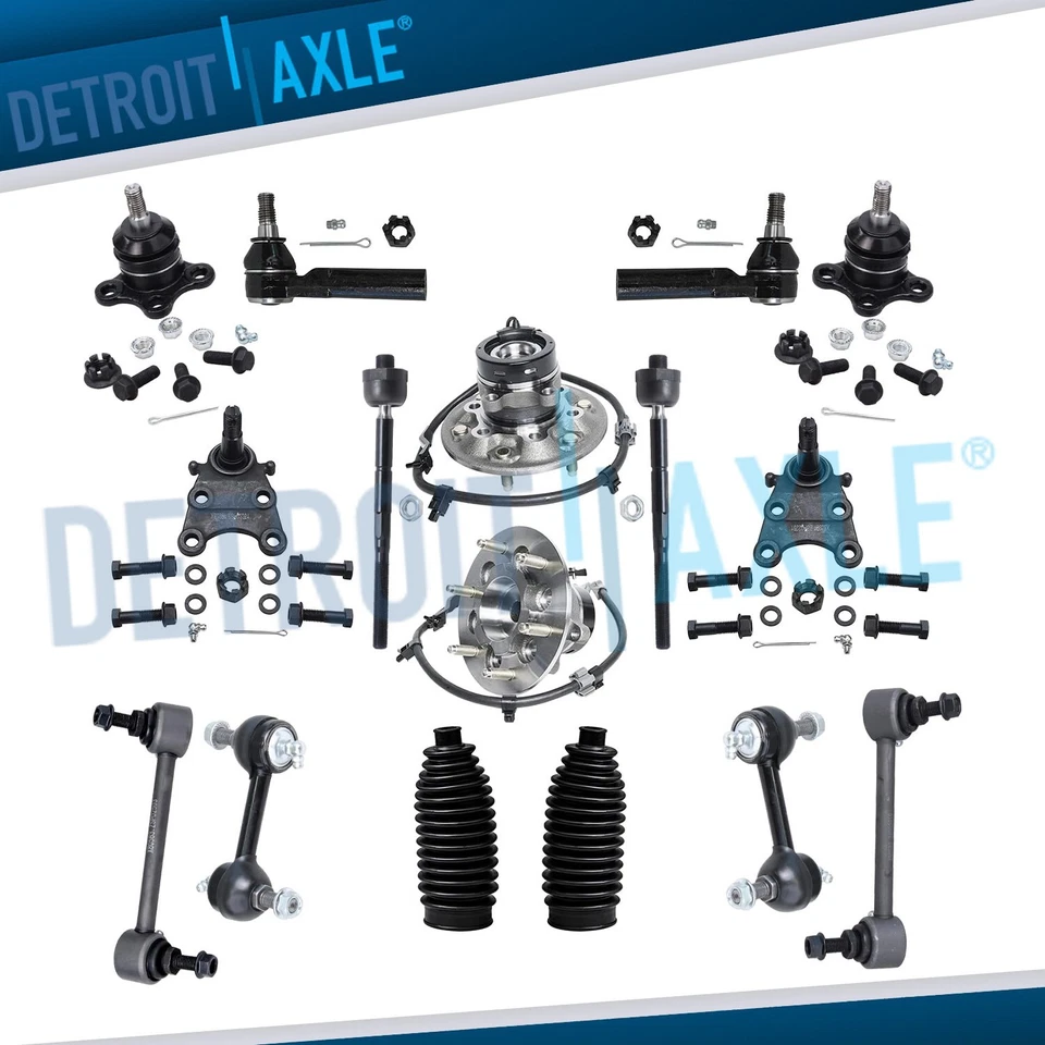Rodamientos de rueda delantera 16 piezas + eslabones de barra estabilizadora para Colorado Canyon 2004 2005 - 2x2 Foto 1 de 4