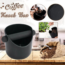 Coffee Waste Container Grinds Knock Box Tamper Tube Bin Black Bucket AU Stock