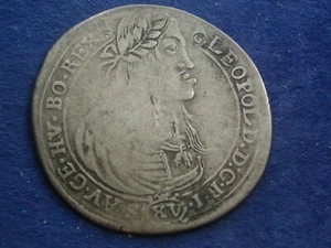 XV ( 15 ) Kreuzer 1663 KB Leopold Kremnitz KB 63.1.1 RDR W/19/881 - Picture 1 of 2