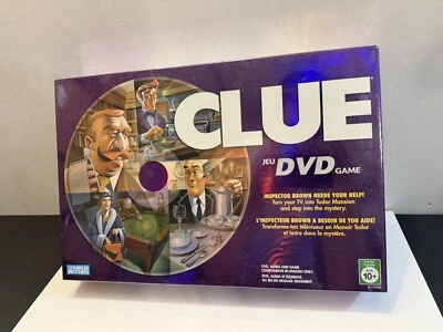 Clue DVD Board Detective Interactive Game 2006 Parker Brothers - New - Image 1 of 4