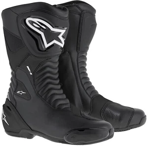 Alpinestars SMX S Sport Botas De Moto Talla 45 Racing Con Deslizadores Negros - Imagen 1 de 3