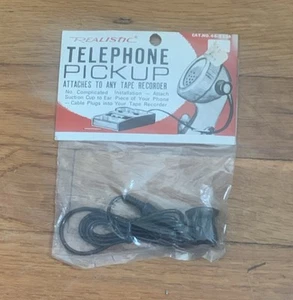 đŸ’¥Realistic Radio Shack Telephone Pickup Cat. 44-533A New Sealed - Picture 1 of 2