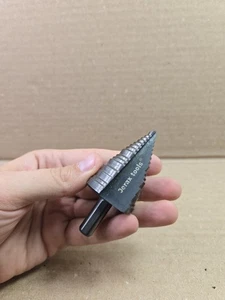 HSS 1-3/8 High Speed Steel Step Drill bits, Doubles Flut Used Condition Read - Picture 1 of 10