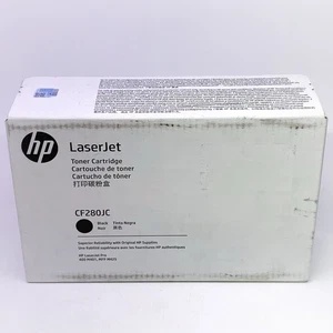 Toner Cartridge HP CF280JC (80X) Black Genuine HP M400, 401, 425 New Sealed - Picture 1 of 4