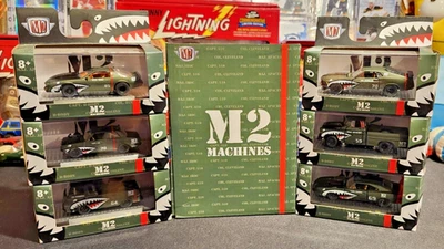 M2 MACHINES 2022 SHARK MOUTH SERIES SET OF 6 w/ SLEEVE MINT CONDITION FULL SET!! - Image 1 of 4
