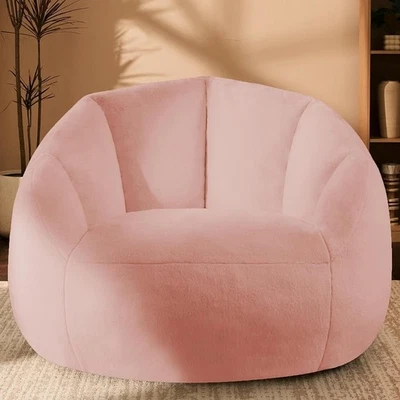 Oversized Bean Bag Chair Comfy Foam Accent Chair Gaming Lounging Reading New - Image 1 of 4