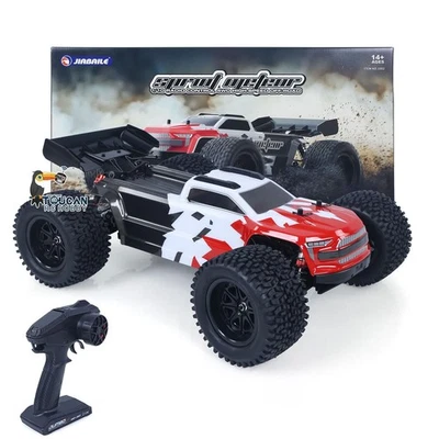 1/10 90KM/H High Speed Electric Racing Truck 4x4 RC Car W/ Metal Shock Absorber - Image 1 of 4