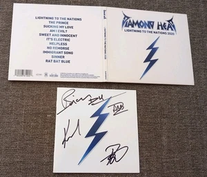 SIGNIERT SIGNED Lightning To The Nation 2020 Diamond Head Metal Metallica Saxon  - Bild 1 von 3