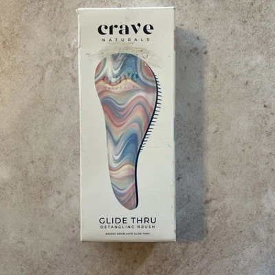 Escova desembaraçadora Crave Naturals Glide Thru para adultos e crianças - Desembaraçador de cabelo  - Imagem 1 de 4