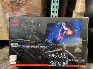 ASUS ROG Swift OLED 27” 1440P Gaming Monitor (PG27AQDP) Read Description |#D160 - Picture 1 of 5