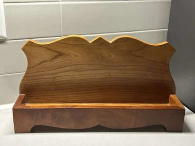 Vintage Solid Wood Kitchen Counter Top Spice Rack Country CottageCore - Image 1 of 4