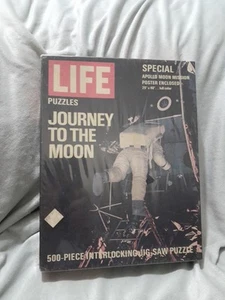 Vintage 1969 LIFE Magazine Special Jigsaw Puzzle Journey To The Moon New Sealed - Picture 1 of 9