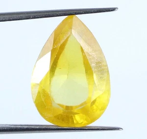 Natürlicher gelber Spinell 14,25 kt Birne Edelstein zertifiziert T10207 Neujahrsangebot - Bild 1 von 7