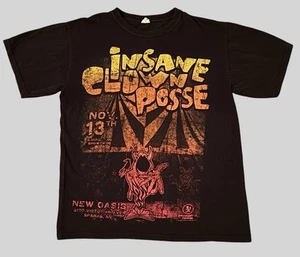 ICP Shirt Mens M Black Insane Clown Posse Nov 13 New Oasis Tour Tee Vintage - Picture 1 of 11