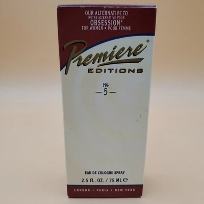 Ediciones Premiere Nº 5 Obsession For Women Eau De Cologne Spray 2,5 OZ Foto 1 de 4