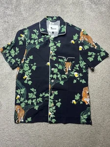Tombolo Mens S Tencel Shirt Limited Edition Crouching Tiger Hidden Beverage - Picture 1 of 9