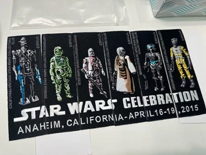 Star Wars Celebration Anaheim 2015 Patch Set Kopfgeldjäger FETT SELTEN 🔥 - Bild 1 von 4