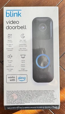 Blink Video Doorbell Türklingel kabellos Alexa-fähig HD-Video 1080p - Bild 1 von 2