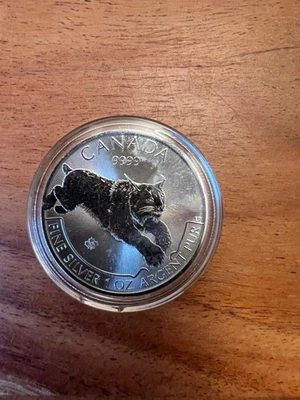 Silbermünze 1 oz Canada Luchs 2017 - Bild 1 von 2