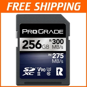 Professional 256GB UHS-II V90 Memory Card - For DSLR & Mirrorless Cameras - Picture 1 of 11