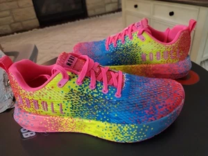 Nobull Neon Pink Glitch Trainer Shoes Women-12 Men-10.5 NWOT - Picture 1 of 11