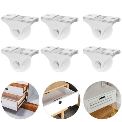  12 Pcs Rollen Für Möbel Mobel Klein Kleine Lenkräder Schrankräder - Bild 1 von 4