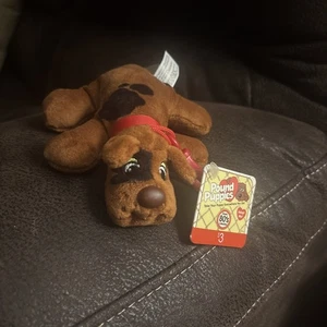 Pound Puppies brauner Welpe 6,5 Zoll hoch Clip-on klassische 80er-Kollektion neu mit Etikett - Bild 1 von 1