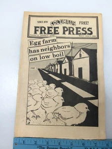 1982 Columbus Free Press Newspaper Ohio Vol 12 No 5 JERRY SPRINGER - Picture 1 of 16