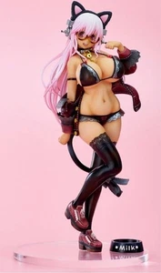 Super Sonico Black Cat Ver. Fertigfigur Wonder Festival 2019 limitiert 100 Stück - Bild 1 von 17