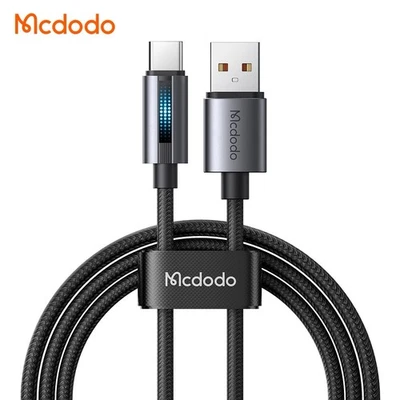 Mcdodo USB-A to USB-C Cable, With Breathing Light,  For iPhones, Samsung, 6 A - Image 1 of 4