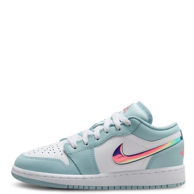Big Kid's Jordan 1 Low SE Ocean Bliss/Atomic Pink-White (IM4422 400) - Image 1 of 4