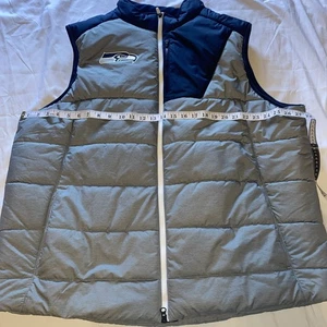Nike On Field Seattle Seahawks Puffer Vest 3xl - Picture 1 of 4