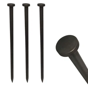 Paquete de 4 estacas de acero de una sola cabeza de alta resistencia 3/4x24 para tiendas inflables de anclaje - Imagen 1 de 5