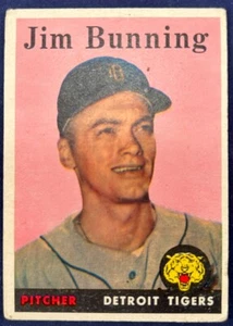 1958 Topps #115 Jim Bunning Detroit Tigers HOF “4” - Picture 1 of 6