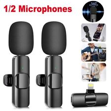 Wireless Lavalier Microphone Mini Mic For Android iPhone ipad Vlog Live Stream