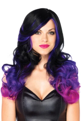 Peluca multicolor Allure Fashion Fantasy Foto 1 de 3