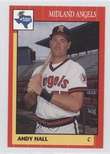1990 Grand Slam Midland Angels Andy Hall #21